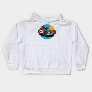 Police Car Kids Hoodie